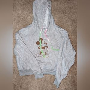 Authentic, Disney, Mickey Mouse gray hoodie size XL (15-17)